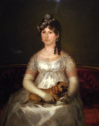 Portrait of Francisca Vicenta Chollet y Caballero by Francisco de Goya
